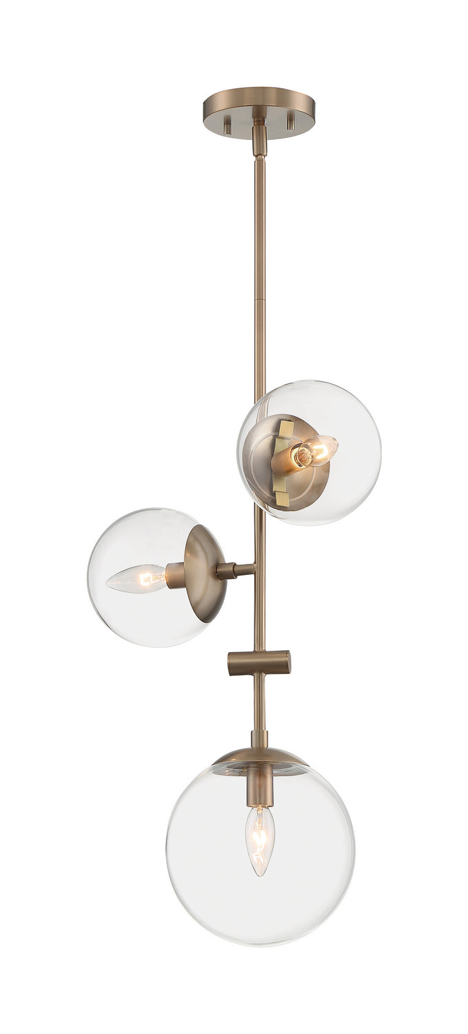 Nuvo Sky 60-7124 Pendant Light - Burnished Brass