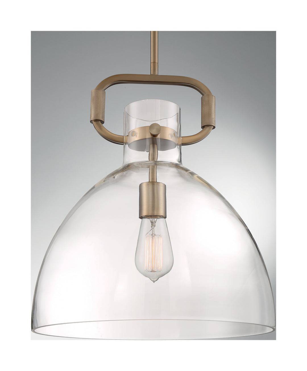 Nuvo Teresa 60-7142 Pendant Light - Burnished Brass