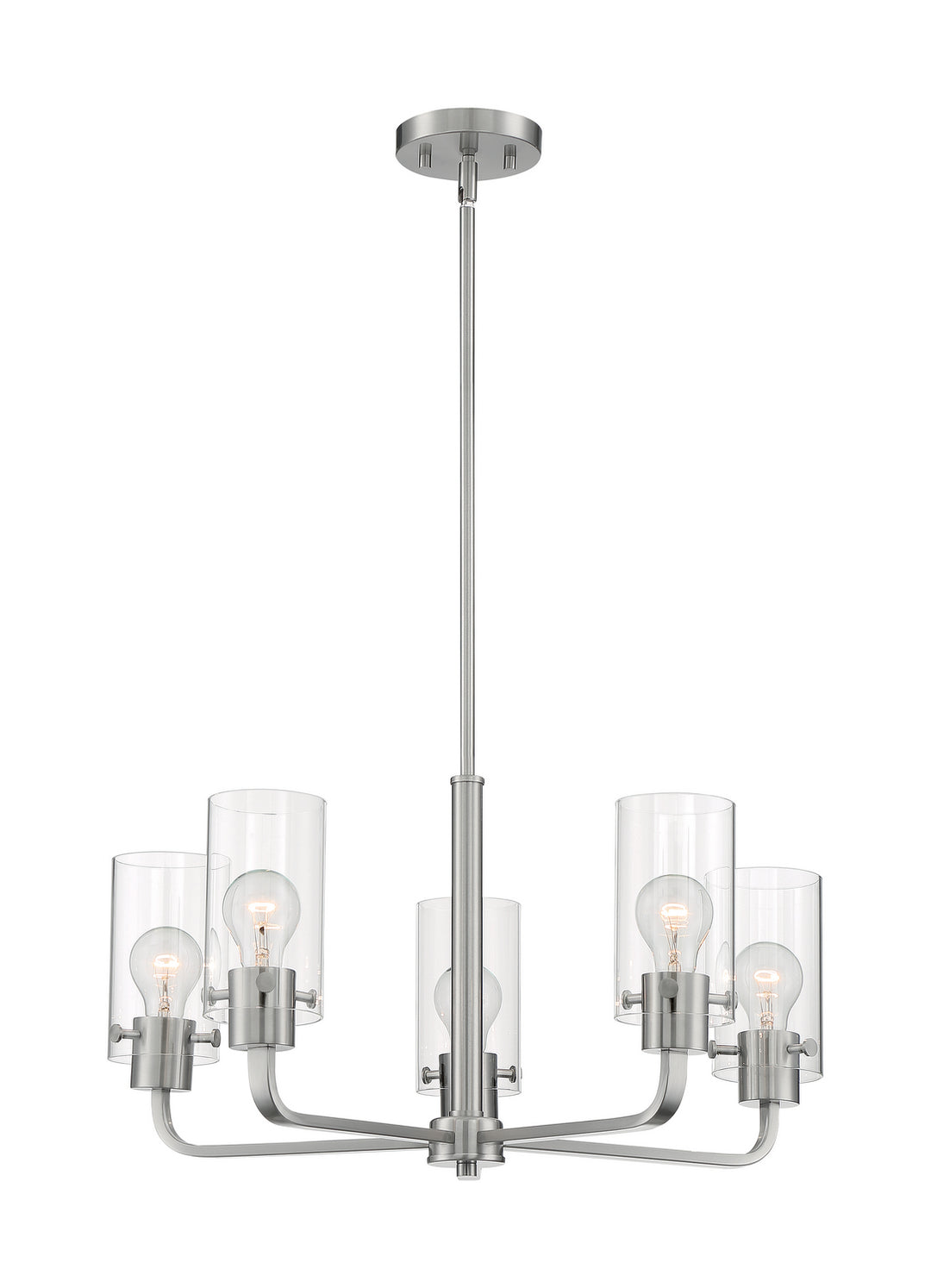 Nuvo Sommerset 60-7175 Chandelier Light - Brushed Nickel