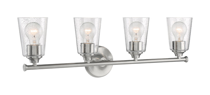 Nuvo Bransel 60-7184 Bath Vanity Light 28 in. wide - Brushed Nickel