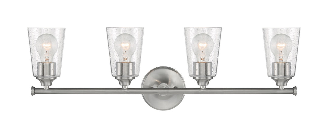 Nuvo Bransel 60-7184 Bath Vanity Light 28 in. wide - Brushed Nickel