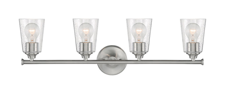 Nuvo Bransel 60-7184 Bath Vanity Light 28 in. wide - Brushed Nickel