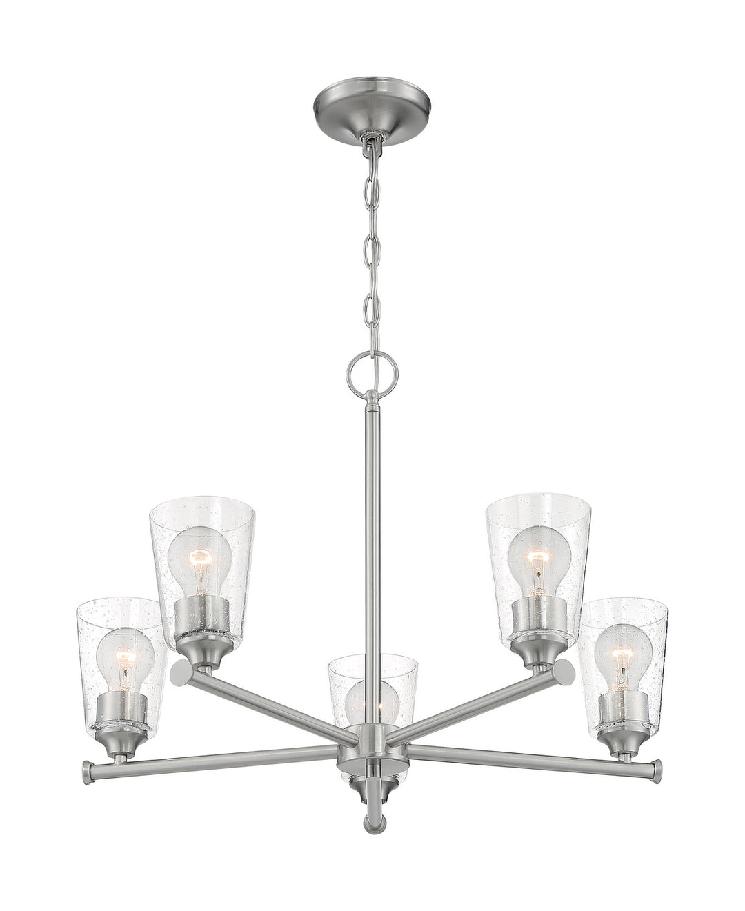 Nuvo Bransel 60-7185 Chandelier Light - Brushed Nickel