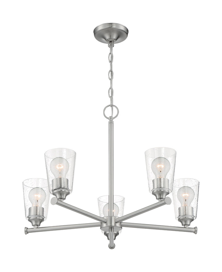Nuvo Bransel 60-7185 Chandelier Light - Brushed Nickel