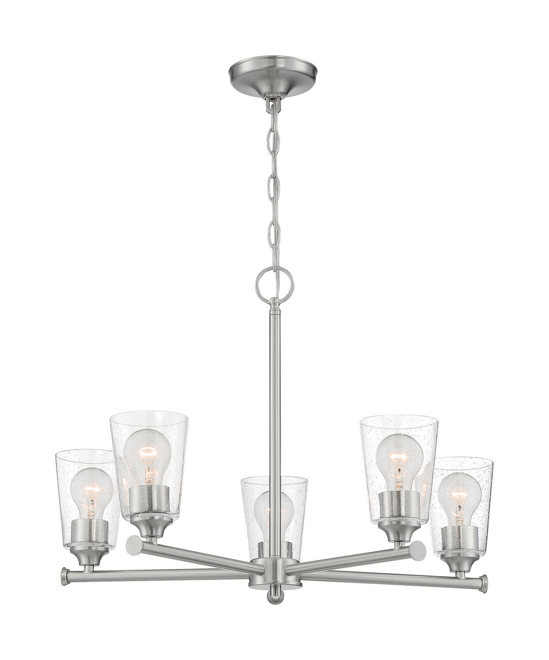 Nuvo Bransel 60-7185 Chandelier Light - Brushed Nickel