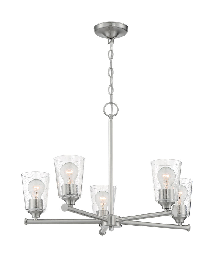Nuvo Bransel 60-7185 Chandelier Light - Brushed Nickel