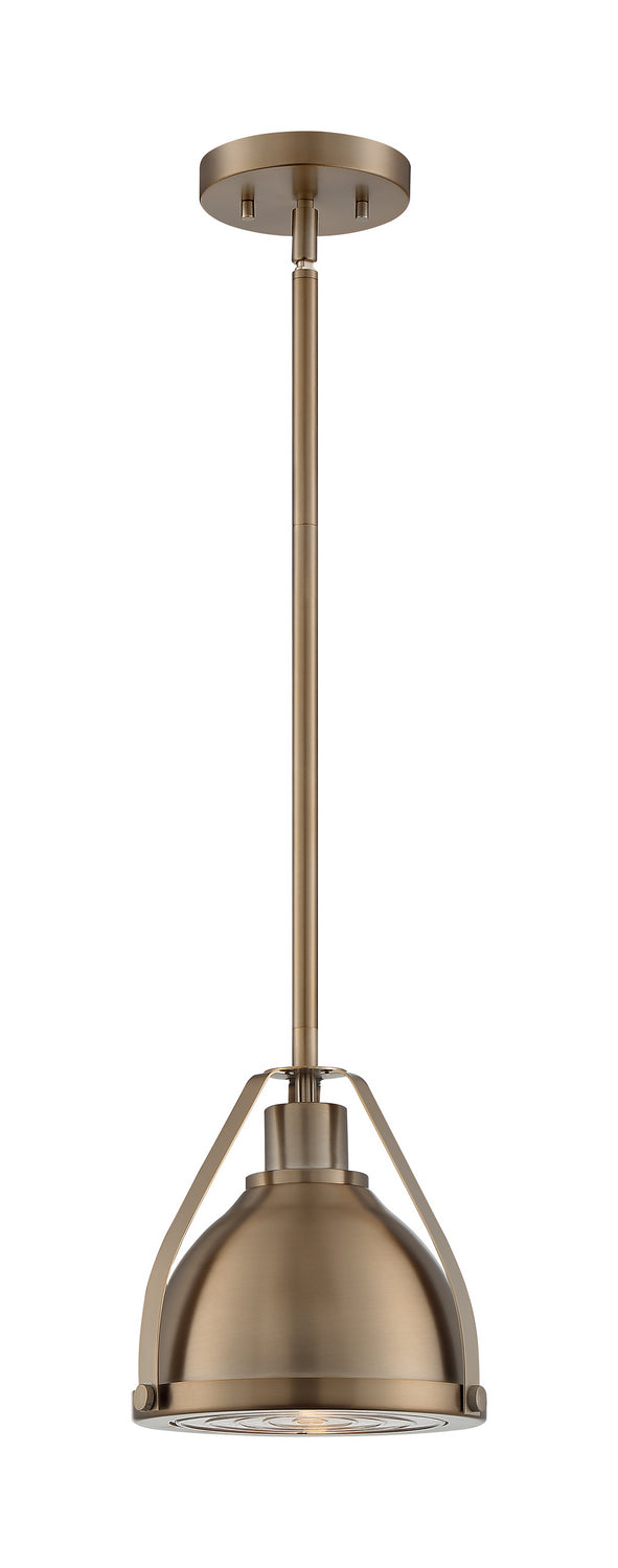 Nuvo Barbett 60-7201 Pendant Light - Burnished Brass