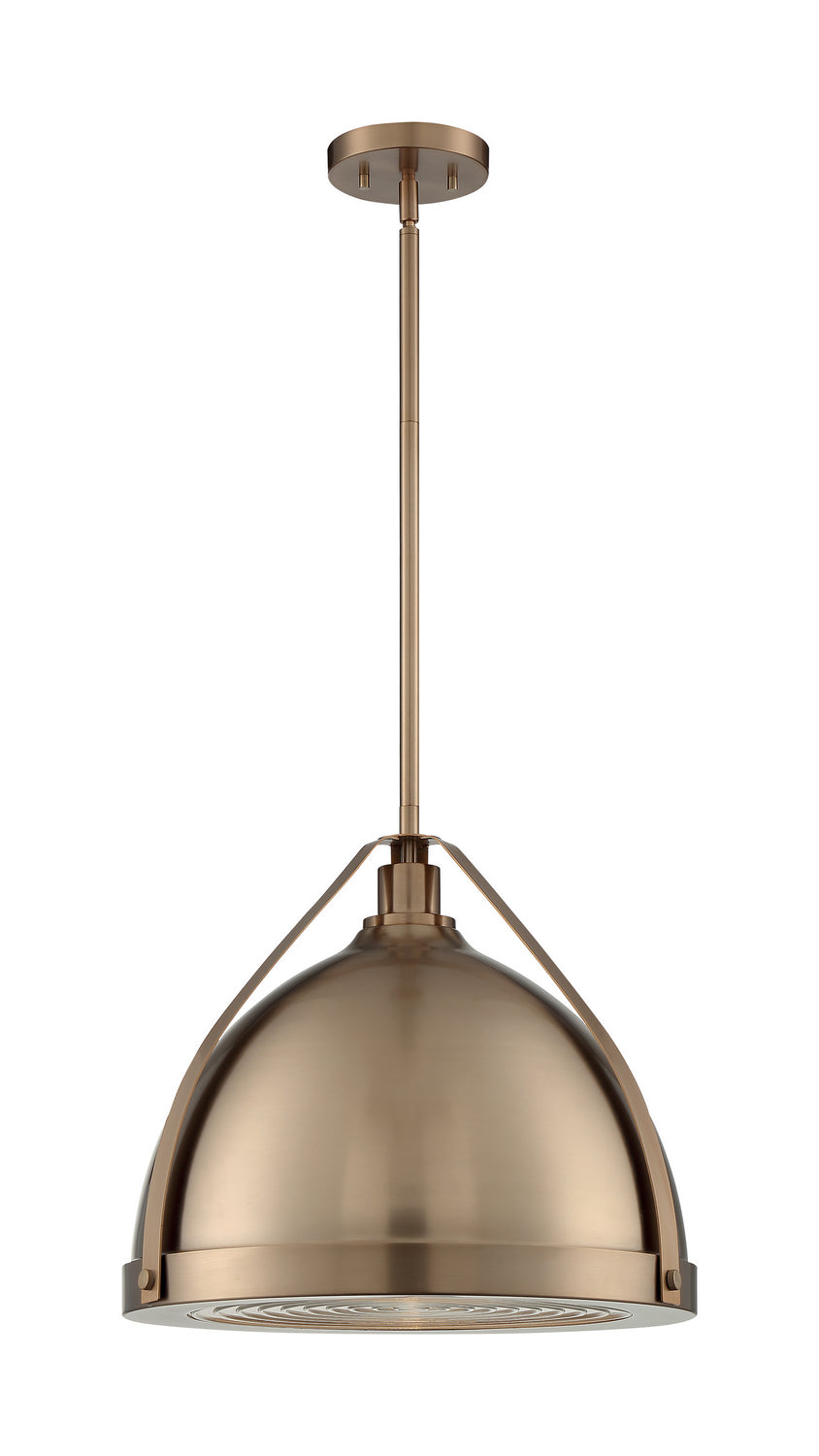 Nuvo Barbett 60-7203 Pendant Light - Burnished Brass