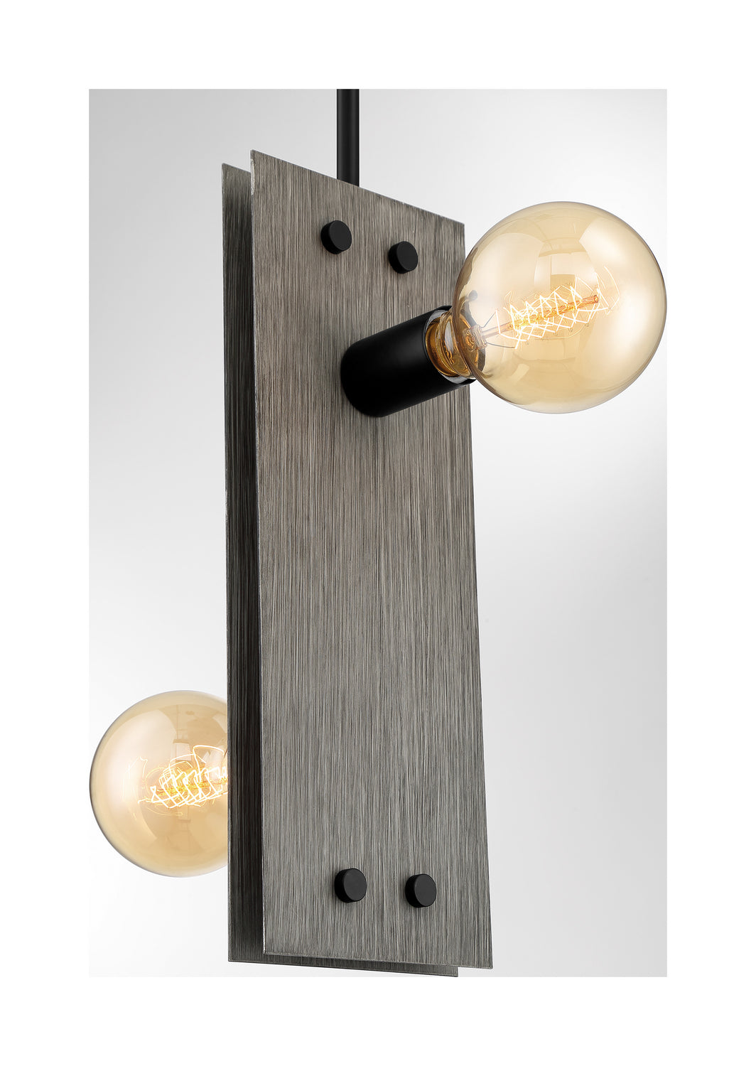 Nuvo Stella 60-7232 Pendant Light - Driftwood / Black Accents