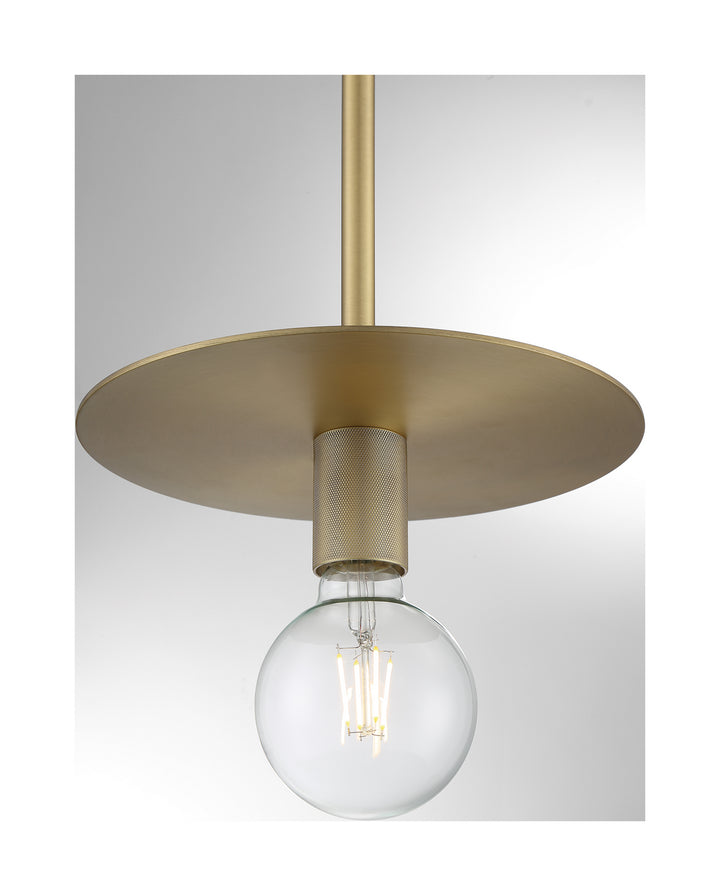 Nuvo Bizet 60-7242 Pendant Light - Vintage Brass