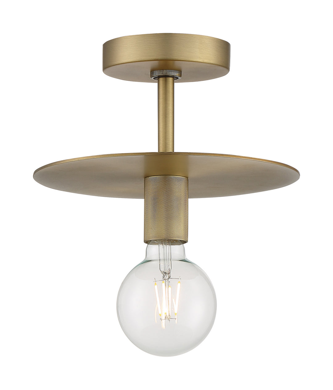 Nuvo Bizet 60-7244 Ceiling Light - Vintage Brass