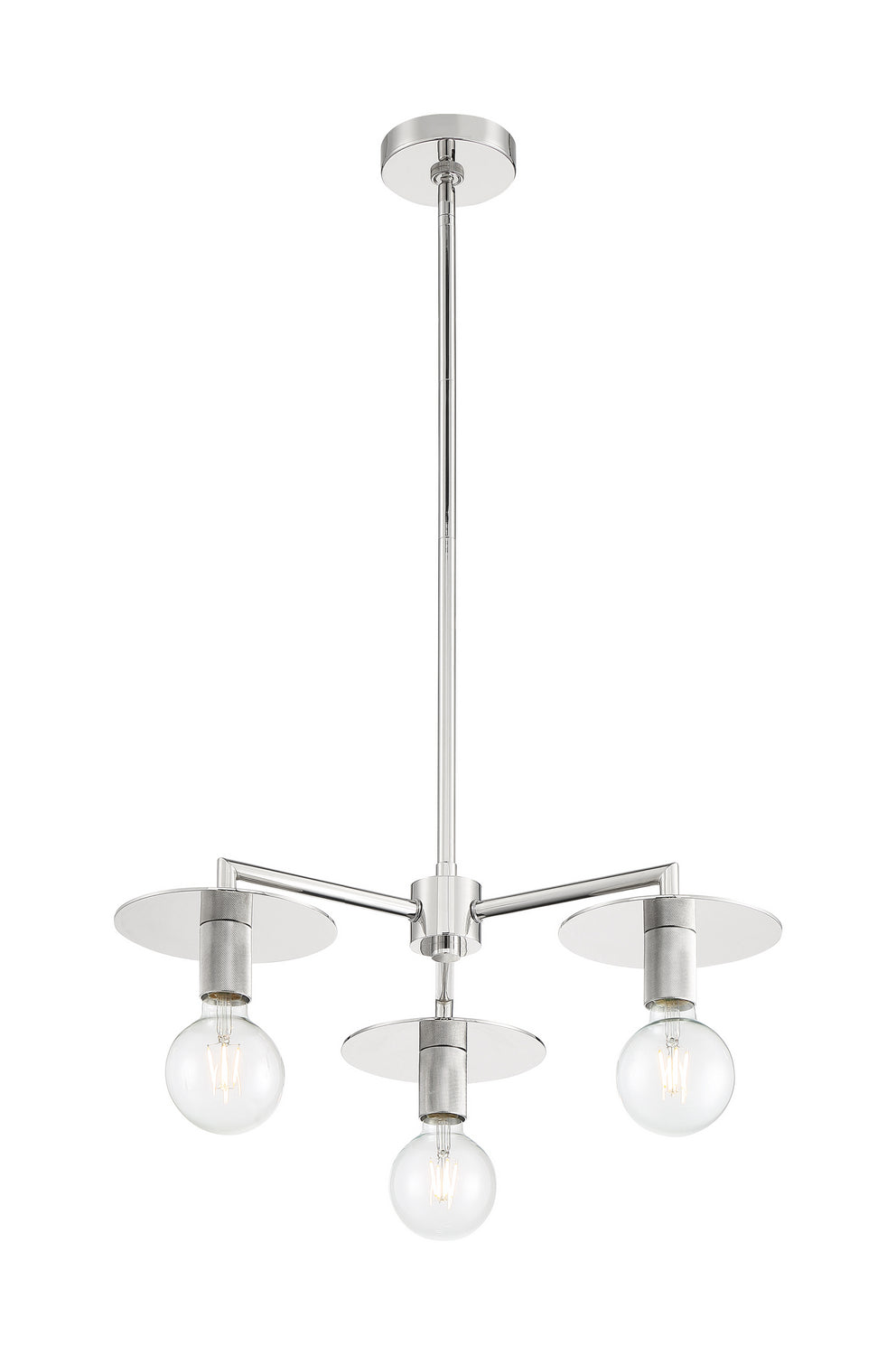 Nuvo Bizet 60-7253 Chandelier Light - Polished Nickel