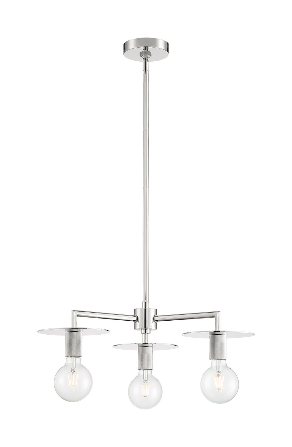 Nuvo Bizet 60-7253 Chandelier Light - Polished Nickel