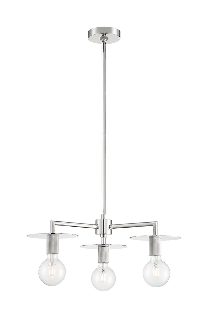 Nuvo Bizet 60-7253 Chandelier Light - Polished Nickel
