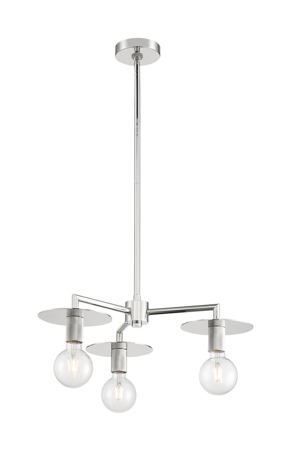 Nuvo Bizet 60-7253 Chandelier Light - Polished Nickel