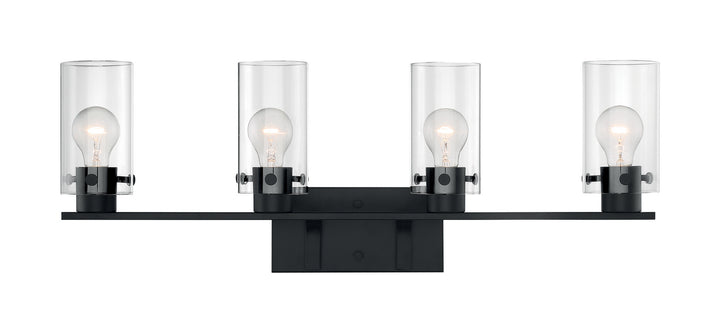 Nuvo Sommerset 60-7274 Bath Vanity Light 30 in. wide - Matte Black