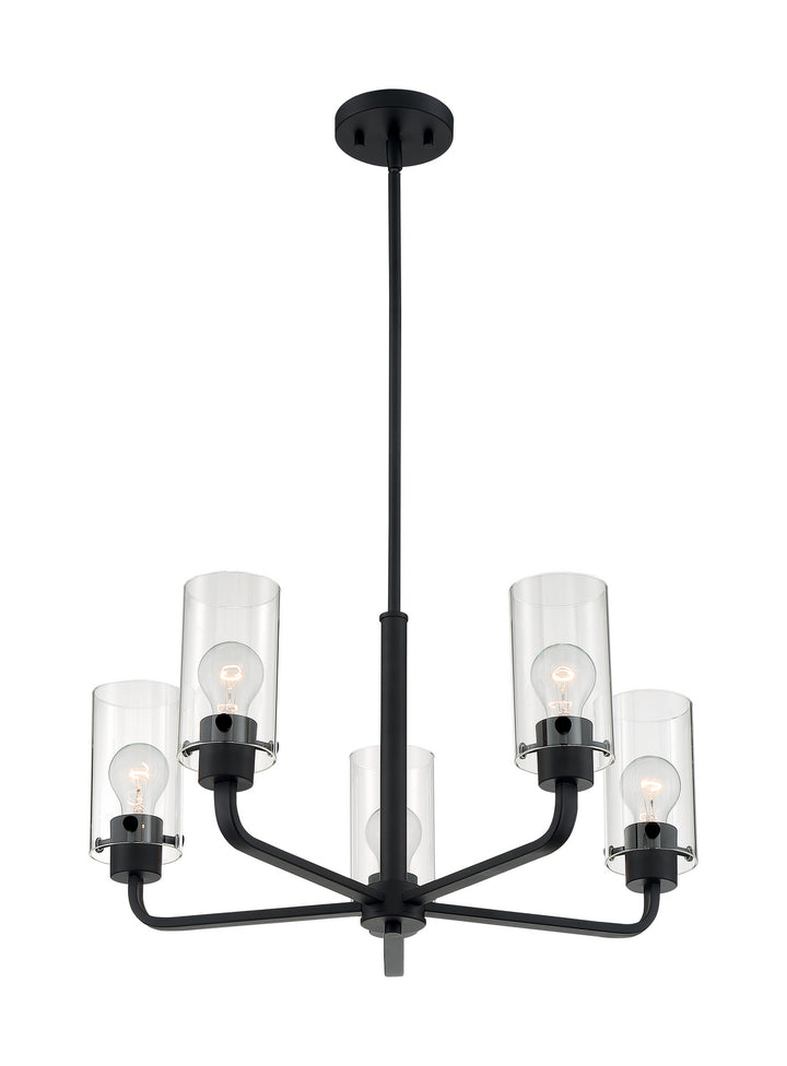 Nuvo Sommerset 60-7275 Chandelier Light - Matte Black