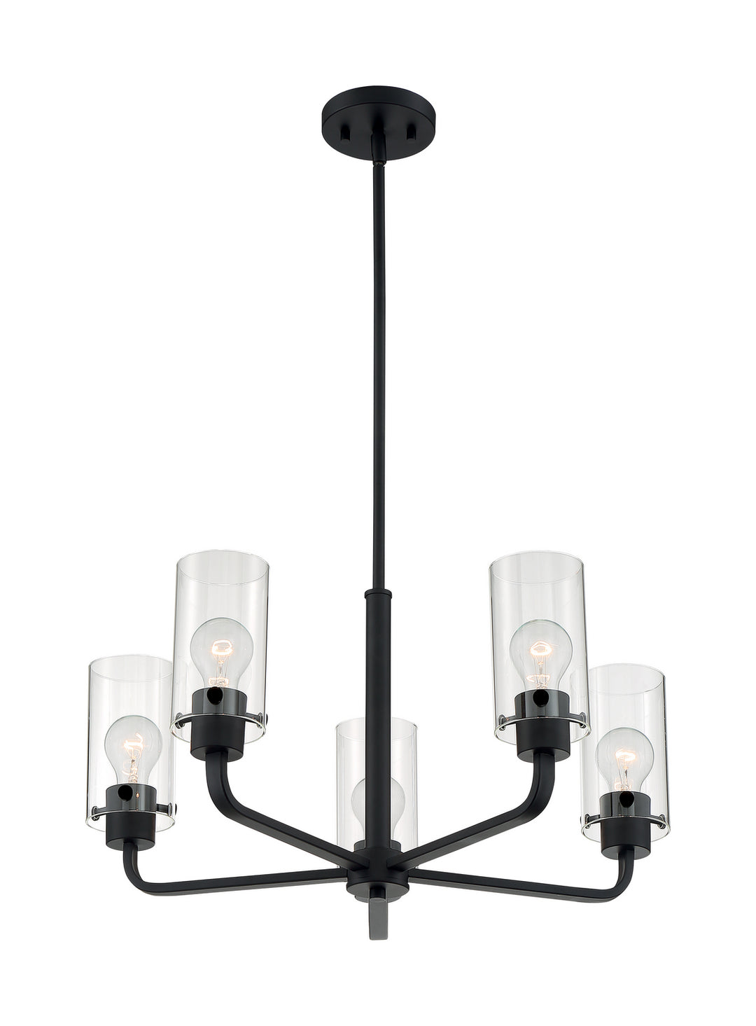 Nuvo Sommerset 60-7275 Chandelier Light - Matte Black