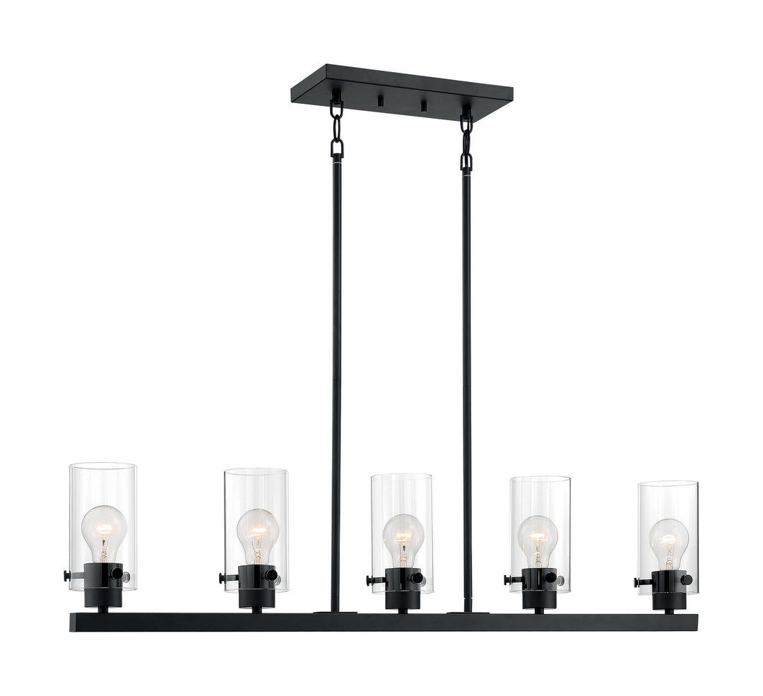 Nuvo Sommerset 60-7276 Pendant Light - Matte Black