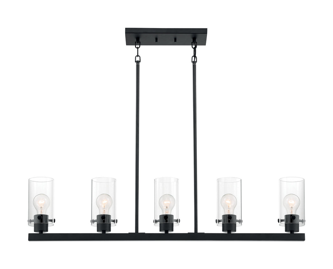 Nuvo Sommerset 60-7276 Pendant Light - Matte Black