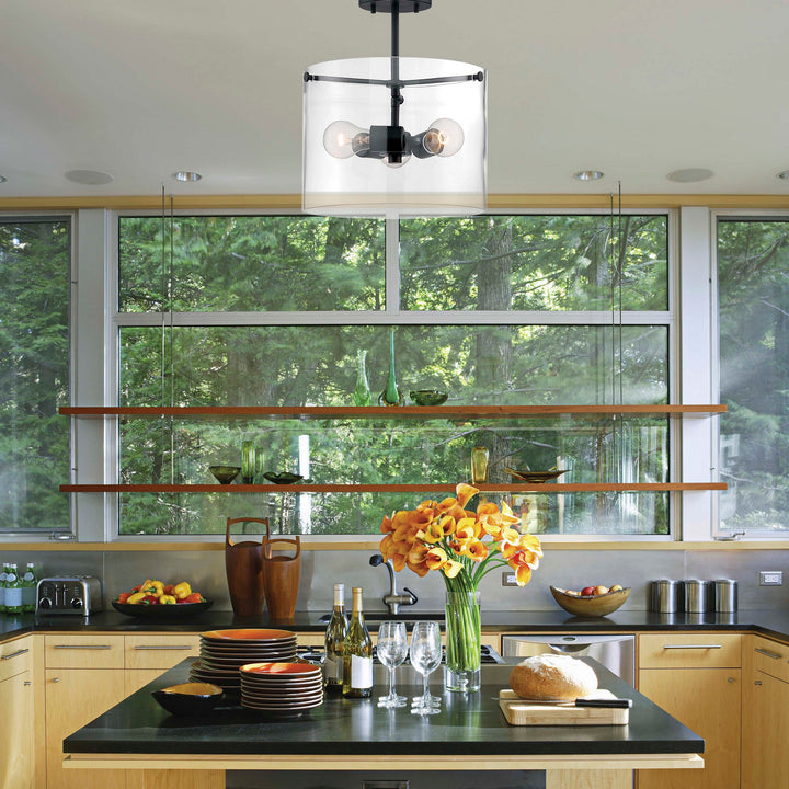 Nuvo Sommerset 60-7278 Ceiling Light - Matte Black