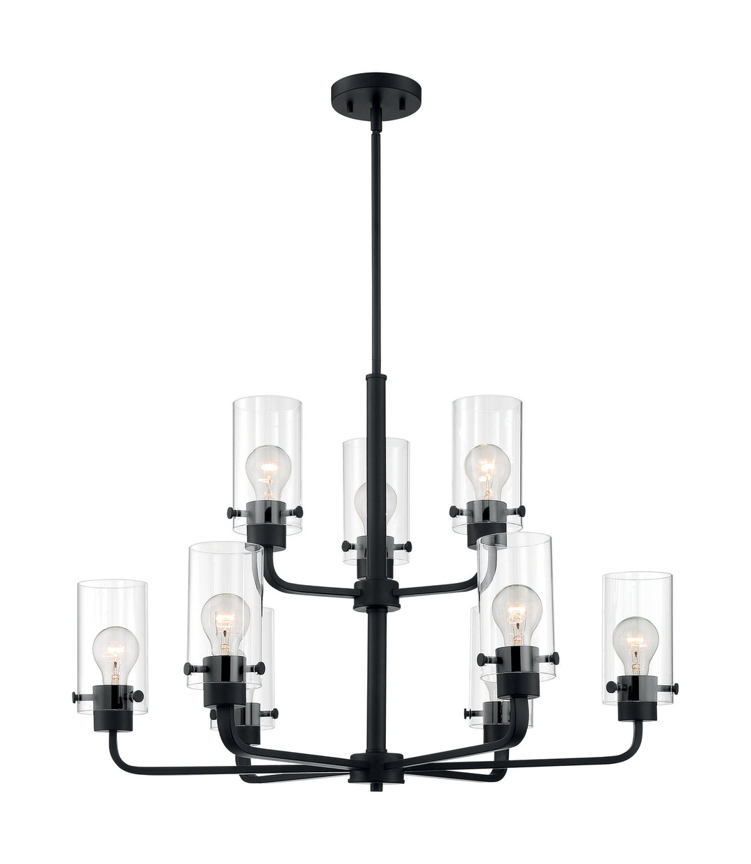 Nuvo Sommerset 60-7279 Chandelier Light - Matte Black