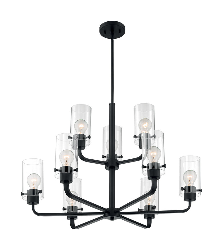 Nuvo Sommerset 60-7279 Chandelier Light - Matte Black