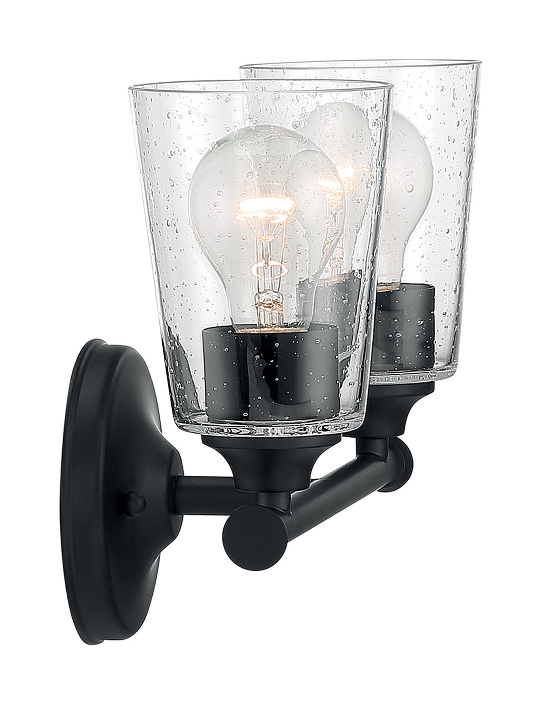 Nuvo Bransel 60-7282 Bath Vanity Light 12 in. wide - Matte Black