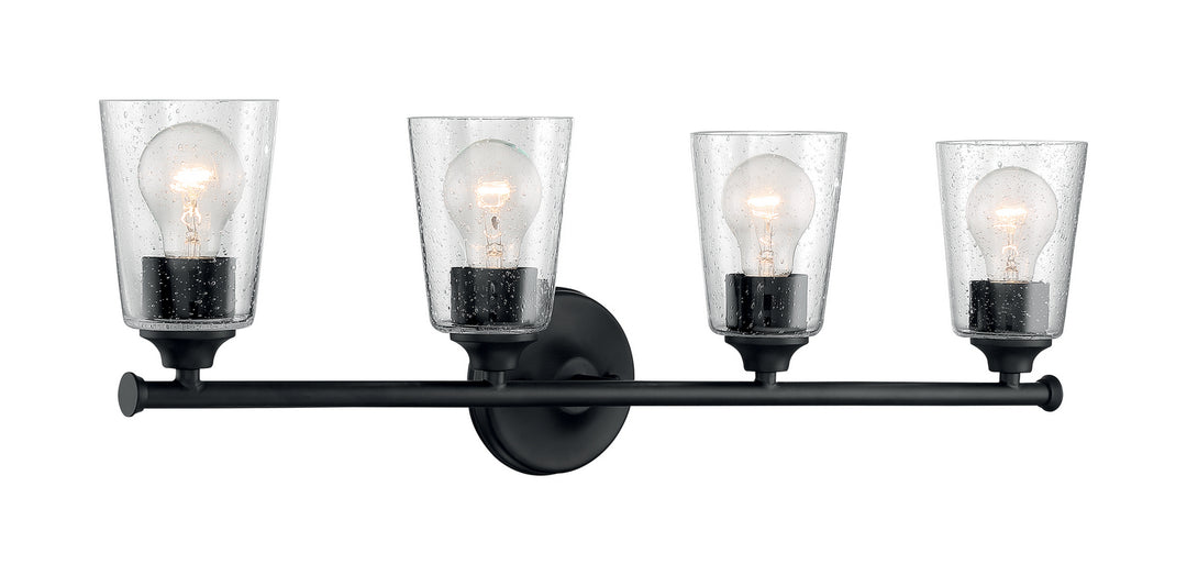 Nuvo Bransel 60-7284 Bath Vanity Light 28 in. wide - Matte Black