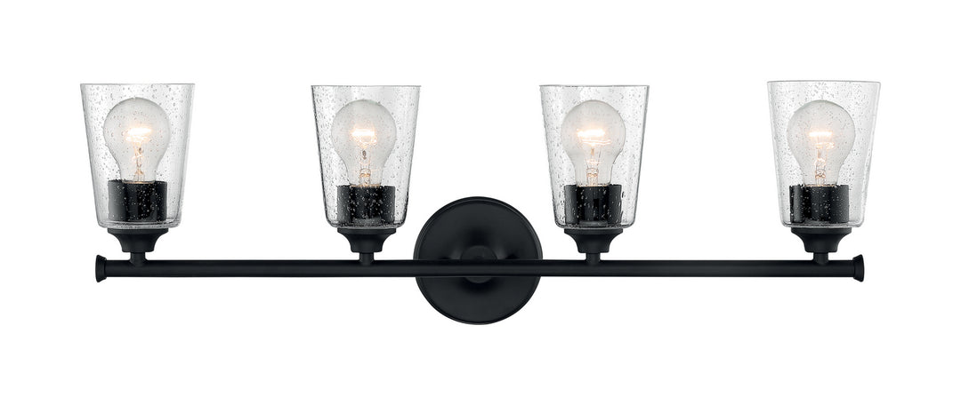 Nuvo Bransel 60-7284 Bath Vanity Light 28 in. wide - Matte Black