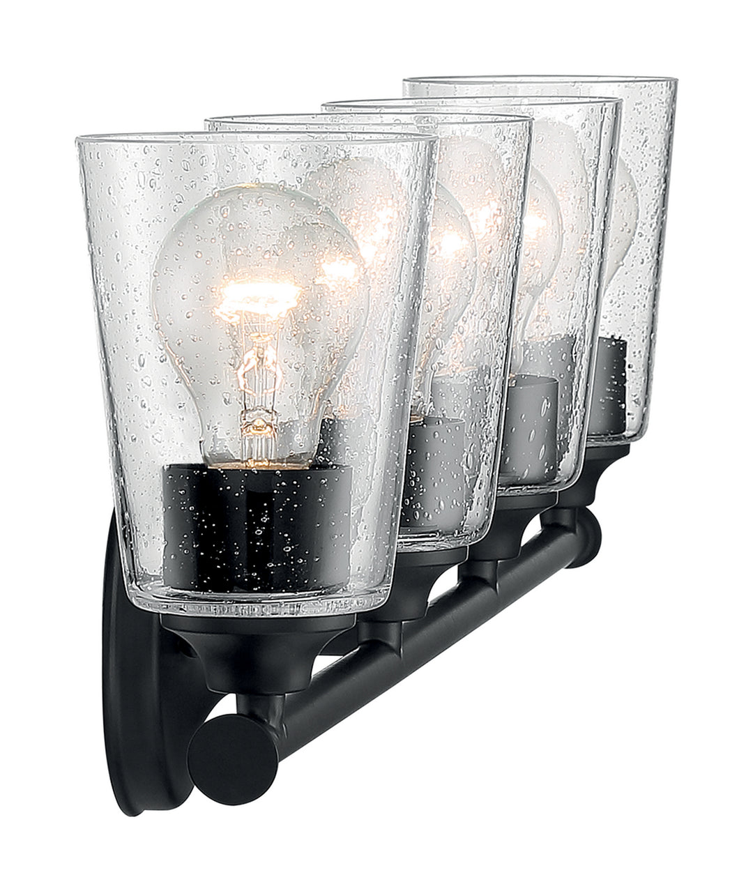 Nuvo Bransel 60-7284 Bath Vanity Light 28 in. wide - Matte Black