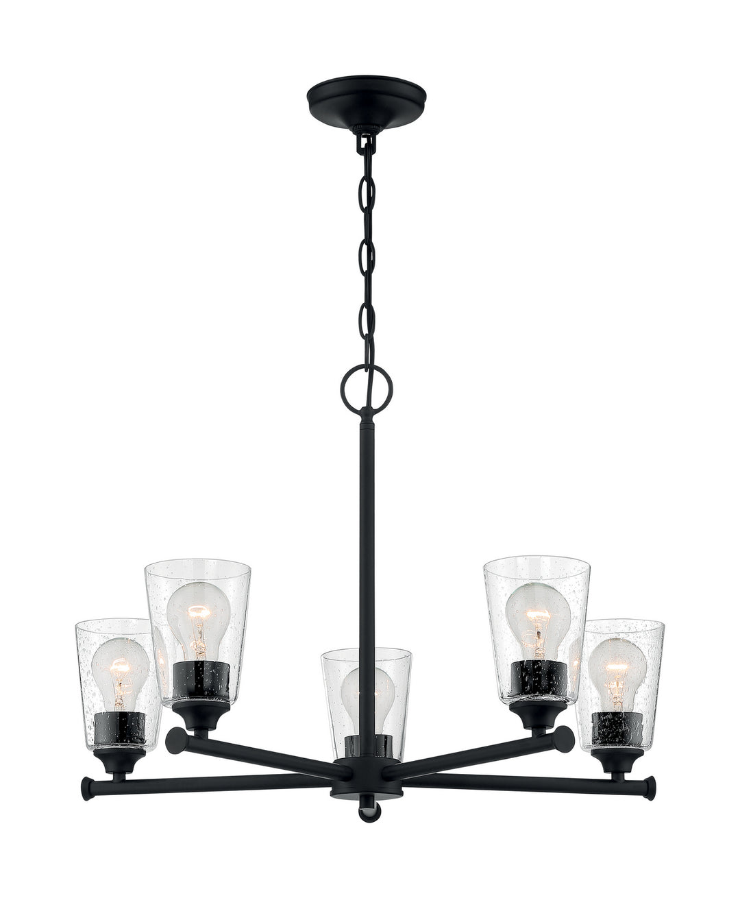 Nuvo Bransel 60-7285 Chandelier Light - Matte Black