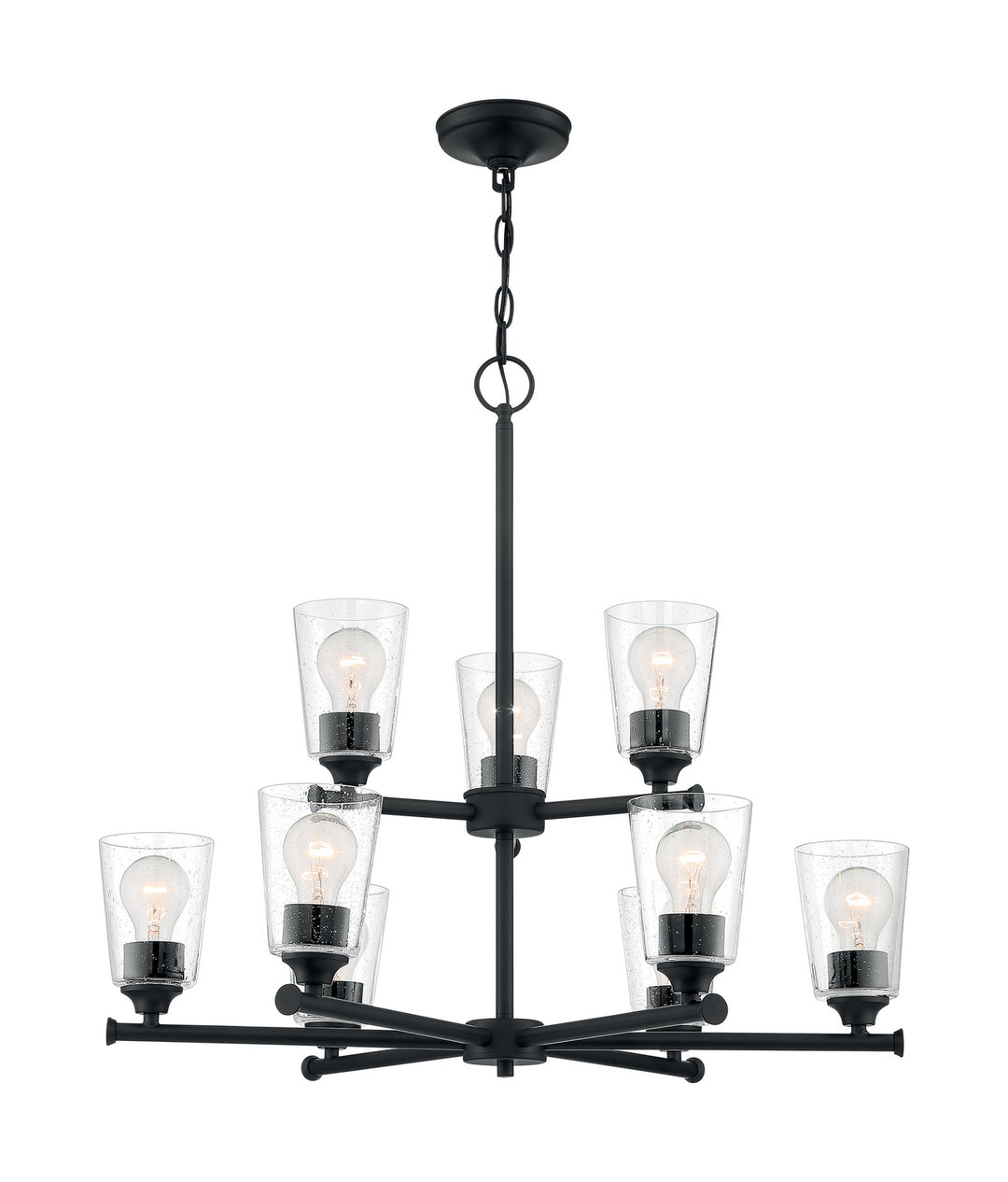 Nuvo Bransel 60-7289 Chandelier Light - Matte Black