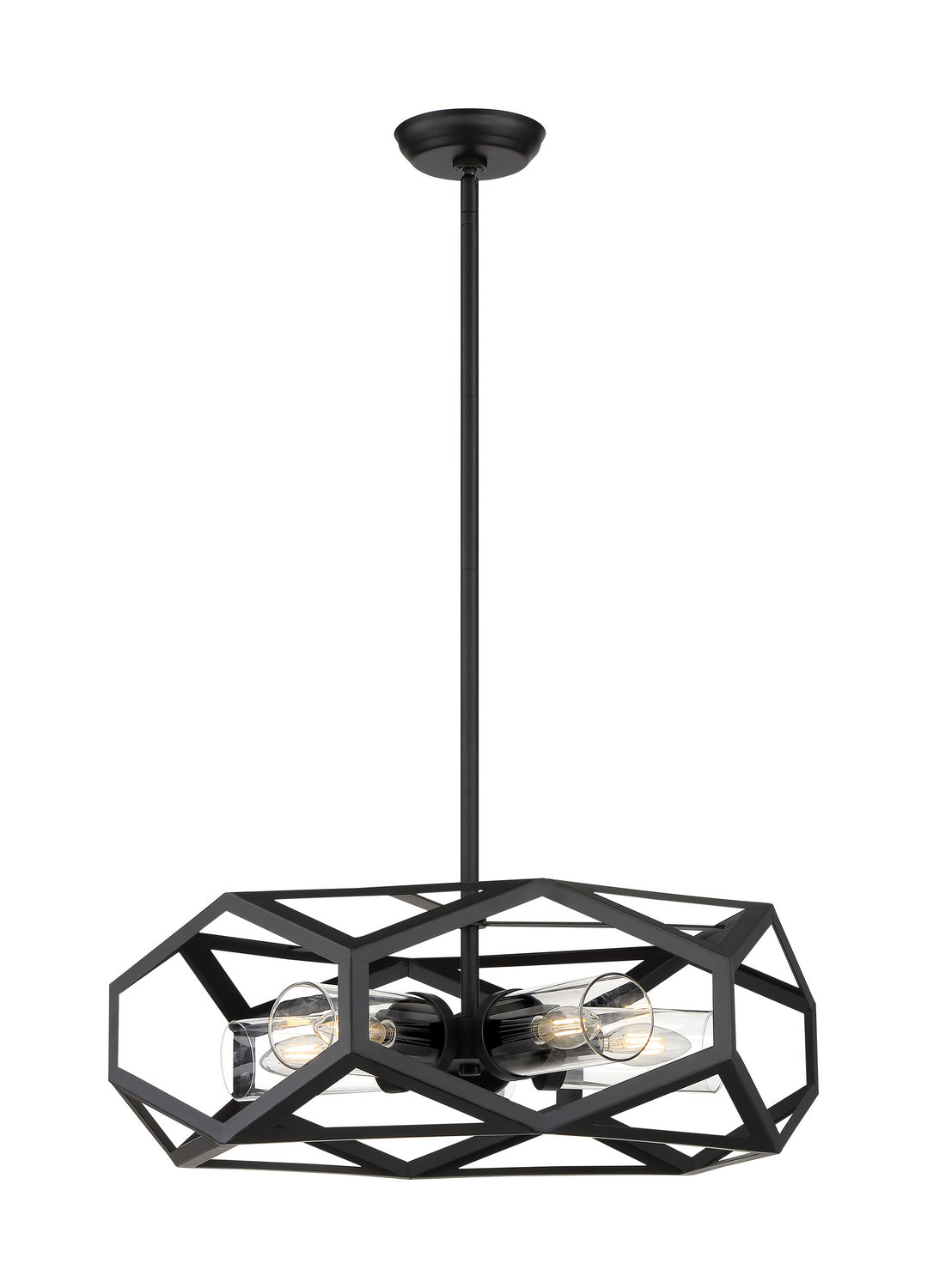 Nuvo Zemi 60-7304 Chandelier Light - Black