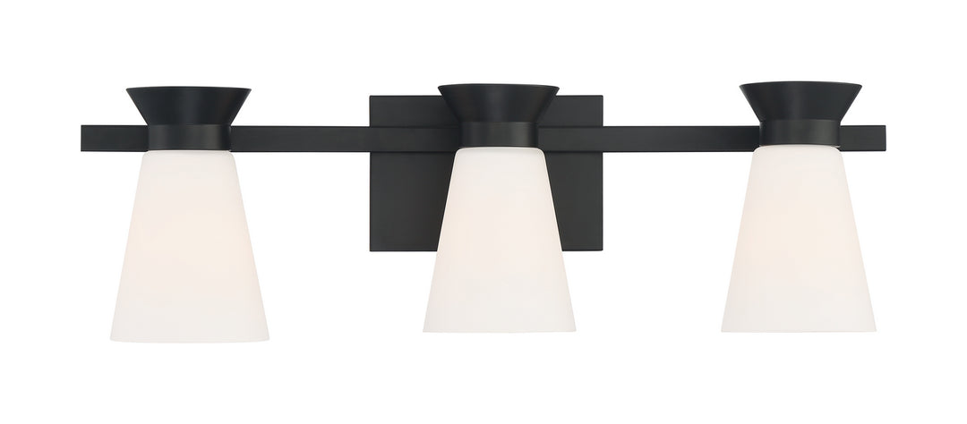 Nuvo Caleta 60-7313 Bath Vanity Light 24 in. wide - Black