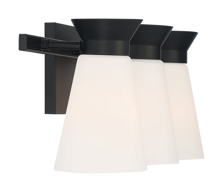 Nuvo Caleta 60-7313 Bath Vanity Light 24 in. wide - Black