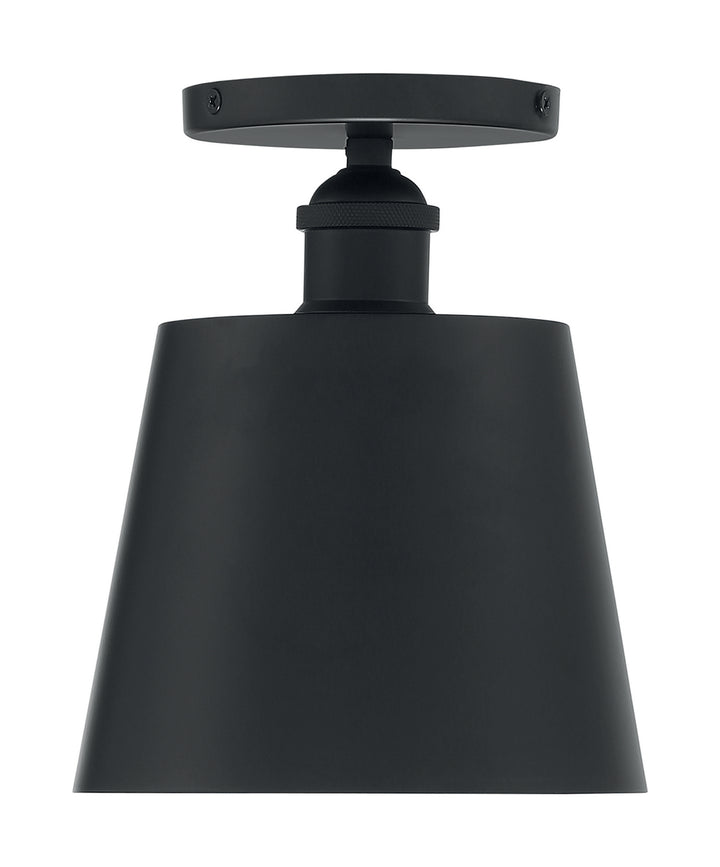 Nuvo Motif 60-7331 Ceiling Light - Black / Gold Accents