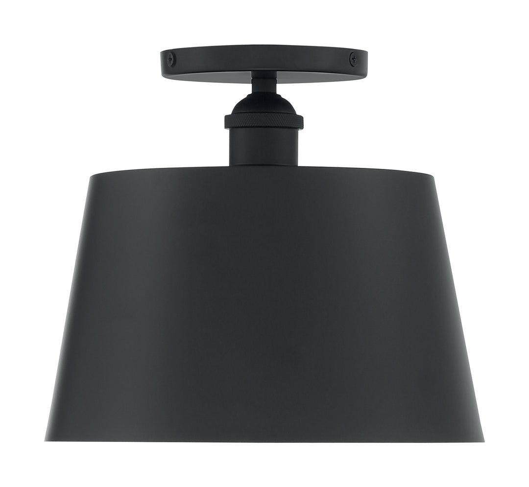 Nuvo Motif 60-7332 Ceiling Light - Black / Gold Accents