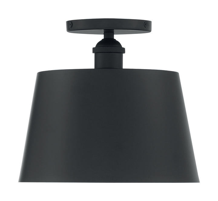 Nuvo Motif 60-7332 Ceiling Light - Black / Gold Accents