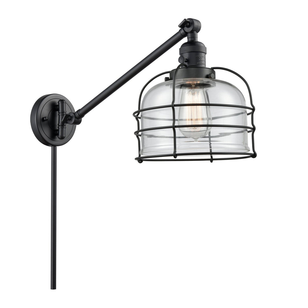 Innovations Lighting 237-BK-G72-CE  Franklin Modern Restoration Lamp Matte Black