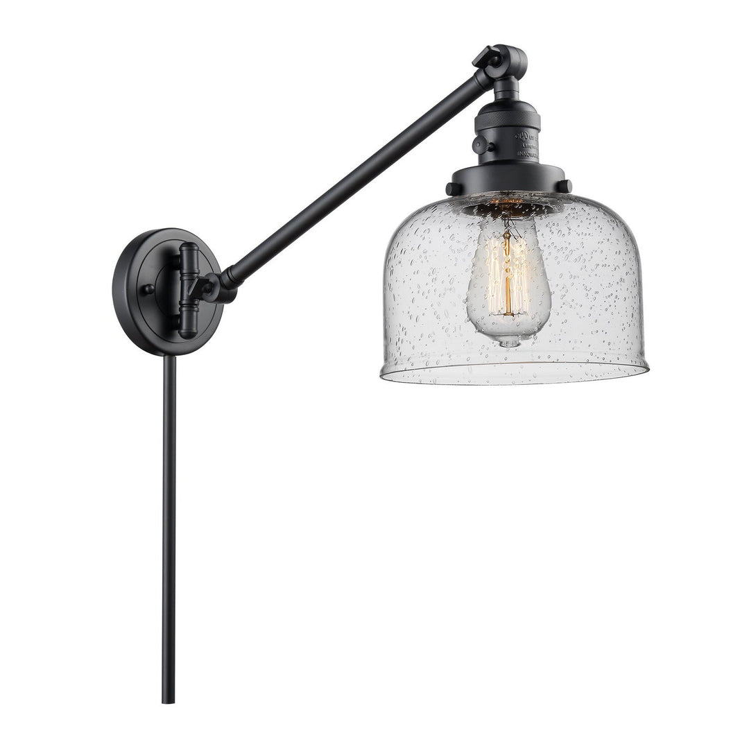Innovations Lighting 237-BK-G74 Modern Franklin Restoration Lamp Matte Black