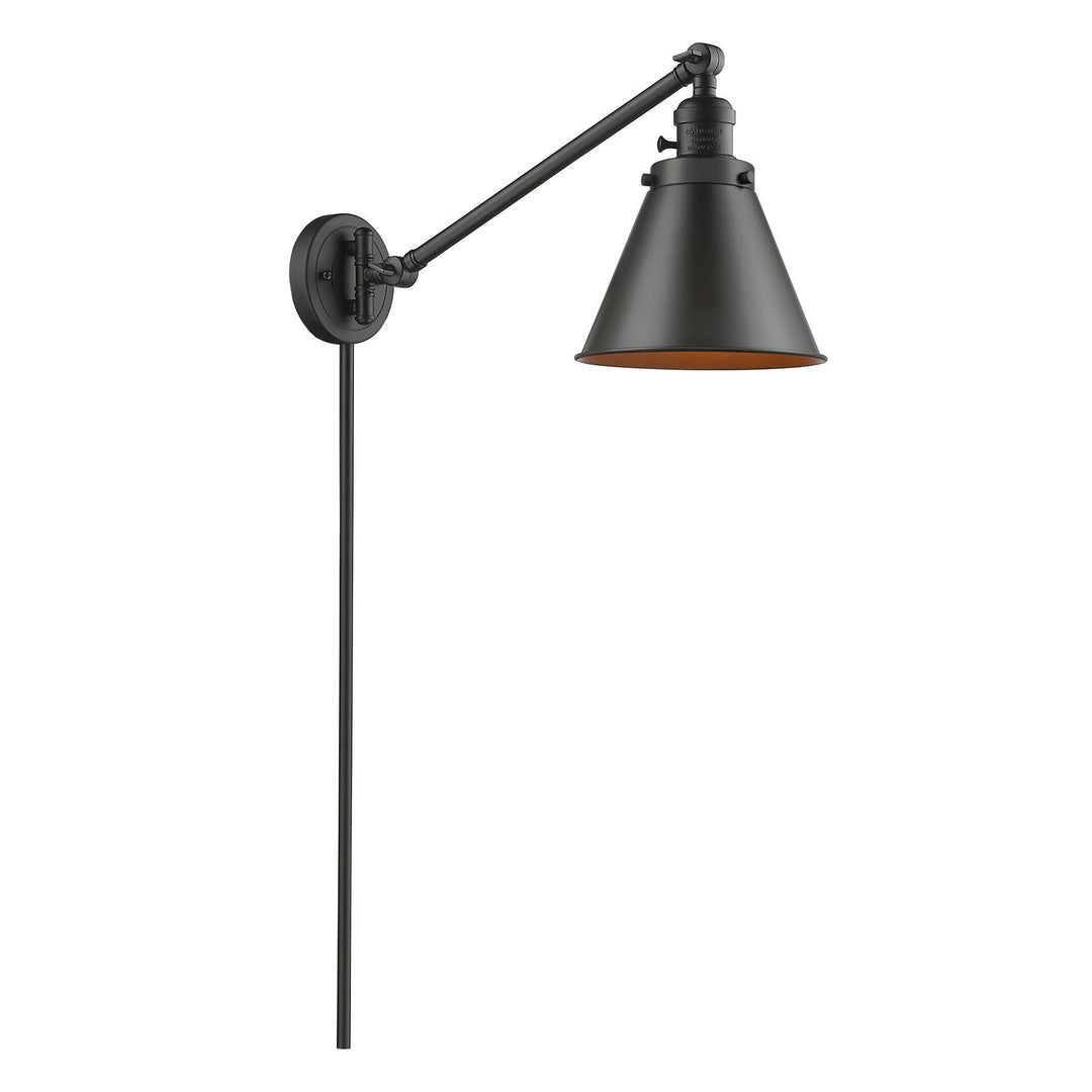 Innovations Lighting 237-OB-M13-OB  Franklin Modern Restoration Lamp Oil Rubbed Bronze