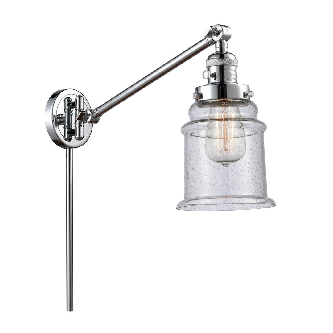 Innovations Lighting 237-PC-G184  Franklin Restoration Lamp Polished Chrome
