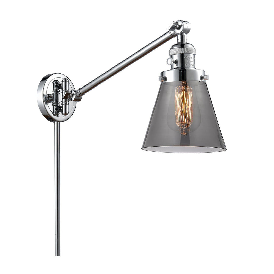 Innovations Lighting 237-PC-G63  Franklin Modern Restoration Lamp Polished Chrome