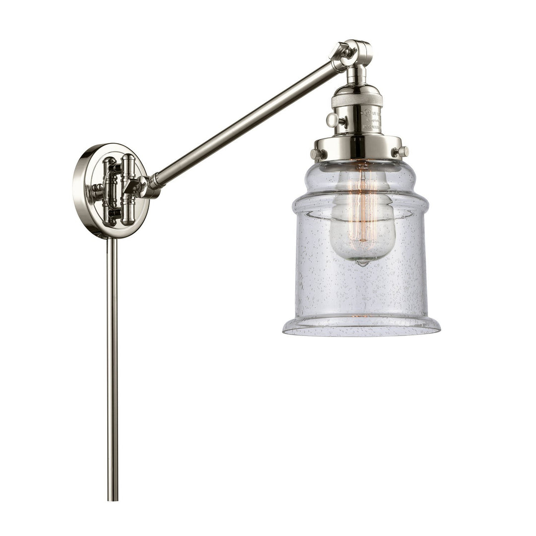 Innovations Lighting 237-PN-G184  Franklin Restoration Lamp Polished Nickel