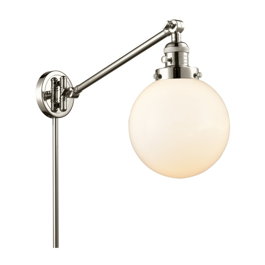 Innovations Lighting 237-PN-G201-8 Modern Franklin Restoration Lamp Polished Nickel
