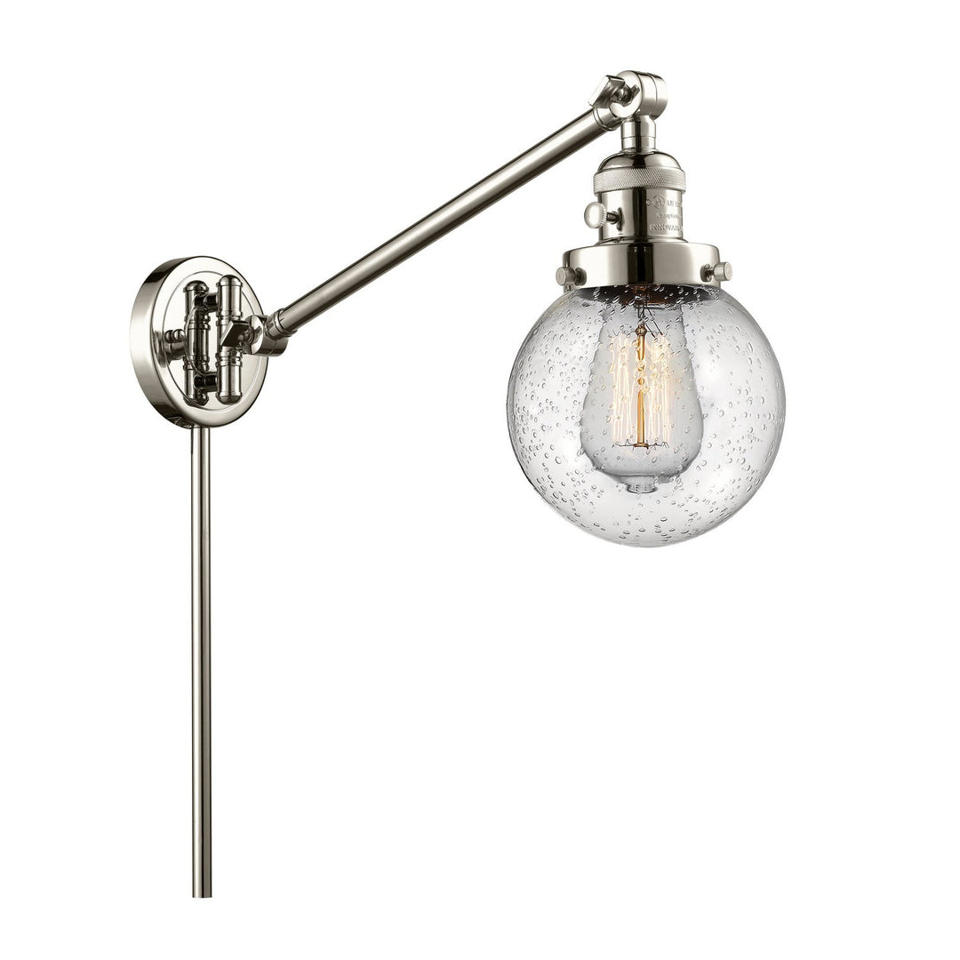 Innovations Lighting 237-PN-G204-6 Modern Franklin Restoration Lamp Polished Nickel