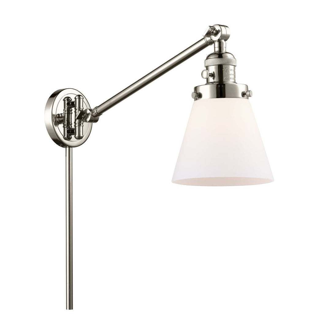 Innovations Lighting 237-PN-G61  Franklin Modern Restoration Lamp Polished Nickel