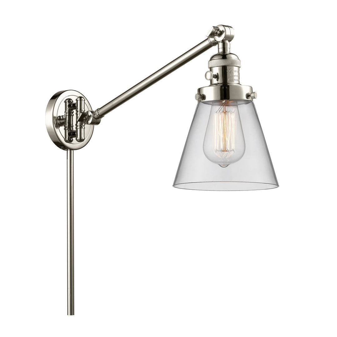 Innovations Lighting 237-PN-G62  Franklin Modern Restoration Lamp Polished Nickel