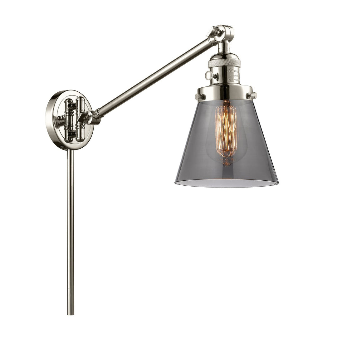 Innovations Lighting 237-PN-G63  Franklin Modern Restoration Lamp Polished Nickel